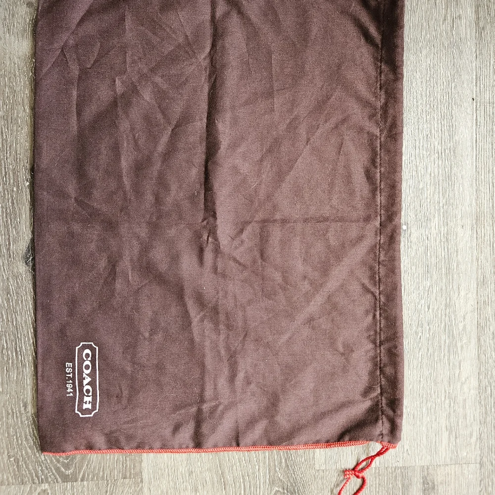 Coach Cloth Draw-String Dust Bag - Picture 2 of 3